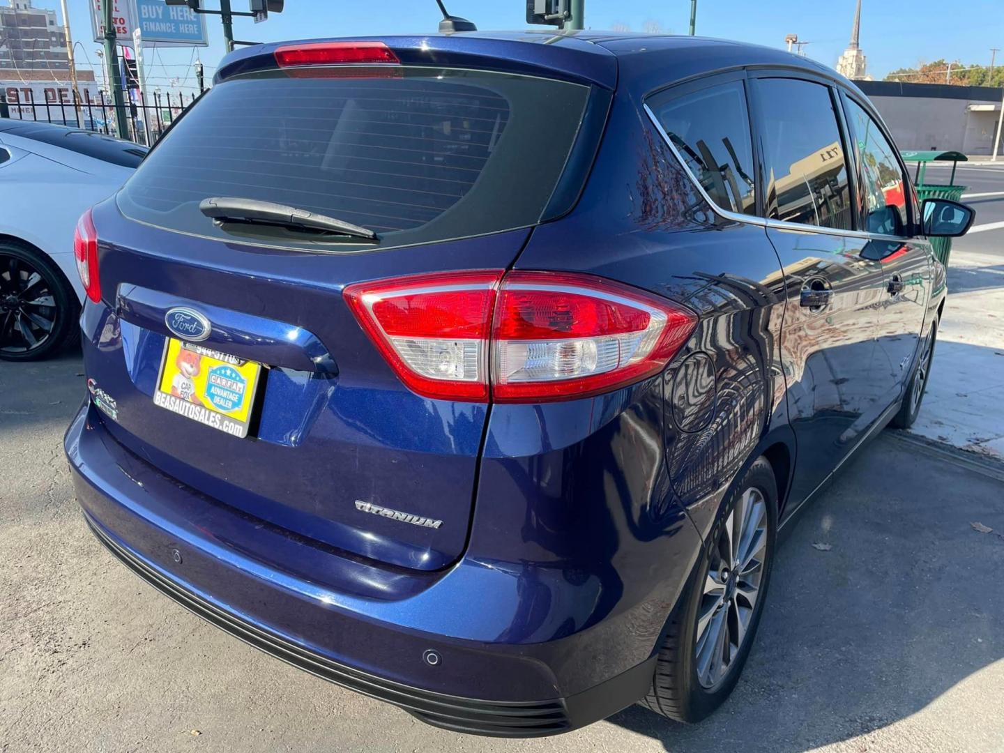 2017 Blue /BLACK Ford C-Max Energi (1FADP5FU9HL) , located at 744 E Miner Ave, Stockton, CA, 95202, (209) 944-5770, 37.956863, -121.282082 - Photo#13